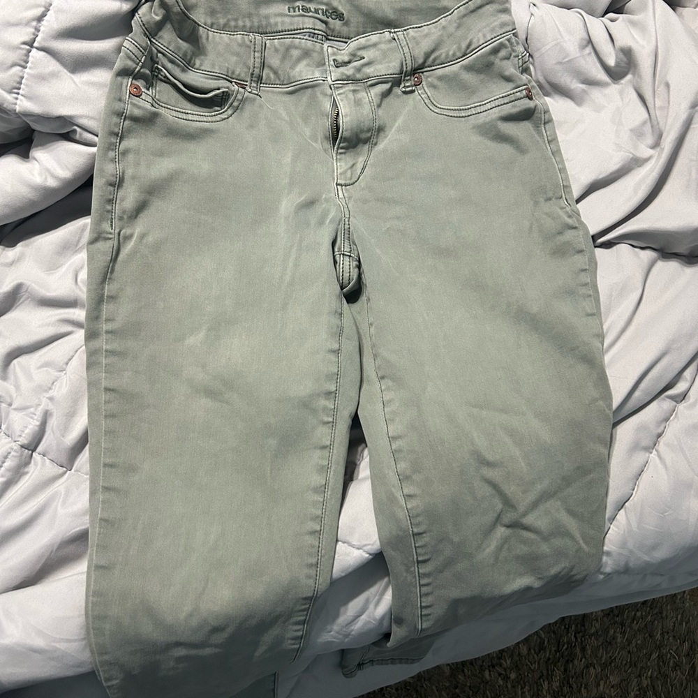 Maurices Women's Green Jeans